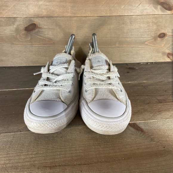 Converse all star chuck Taylor shoreline women size 7.5 shoe gray slip on sneake - Picture 5 of 8